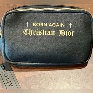 LA Trading Co “Born Again Christian Dior” vegan leather crossbody/bum bag
